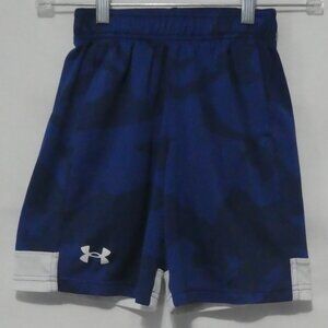 UNDER ARMOUR -Loose | youth xs - extra small | Blue Camo Exercise Shorts